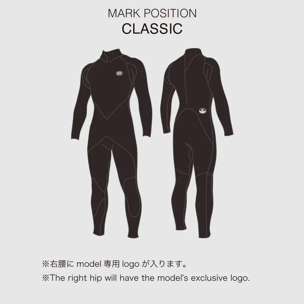 クラシック・バックジップ・フルスーツ | 国産高級ウェット