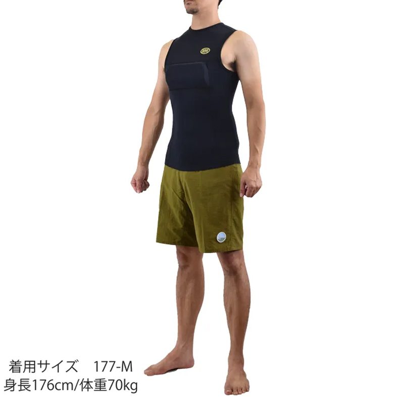 イージーパドル・ジップレス・ベスト・（1mm）MENS [国産高級ウェット